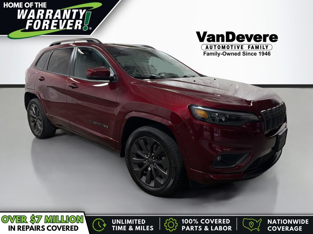 Velvet Red Pearlcoat 2019 Jeep Cherokee SUV / Crossover Four-Wheel Drive 9-Speed Automatic