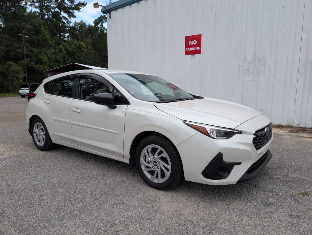 Crystal White Pearl 2025 Subaru Impreza Wagon All-Wheel Drive Continuously Variable Transmission