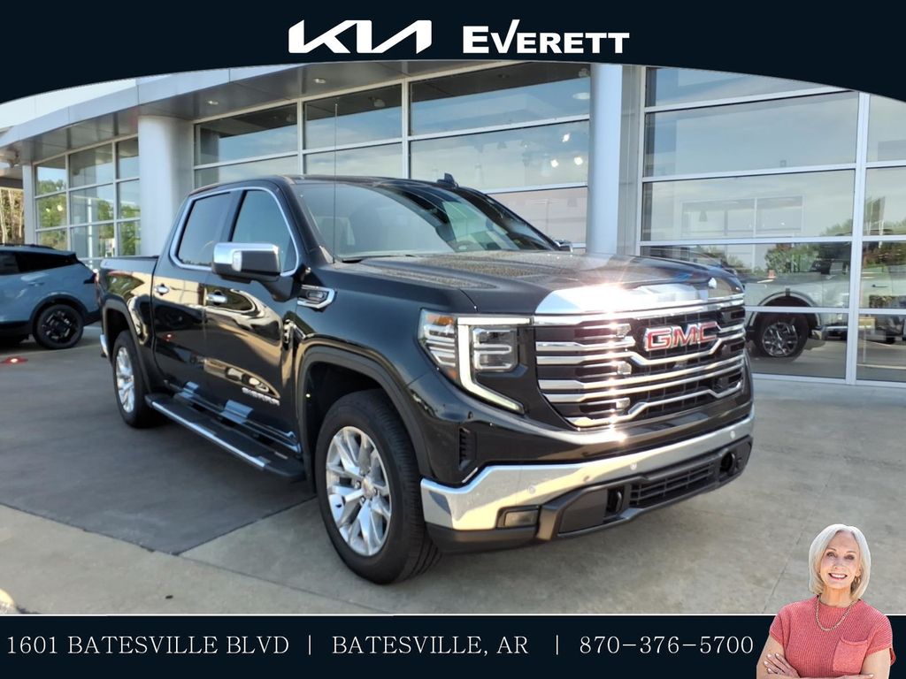 Onyx Black 2025 GMC Sierra 1500 Pickup Truck Four-Wheel Drive Automatic