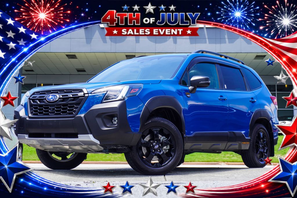 Geyser Blue 2022 Subaru Forester SUV / Crossover All-Wheel Drive Continuously Variable Transmission