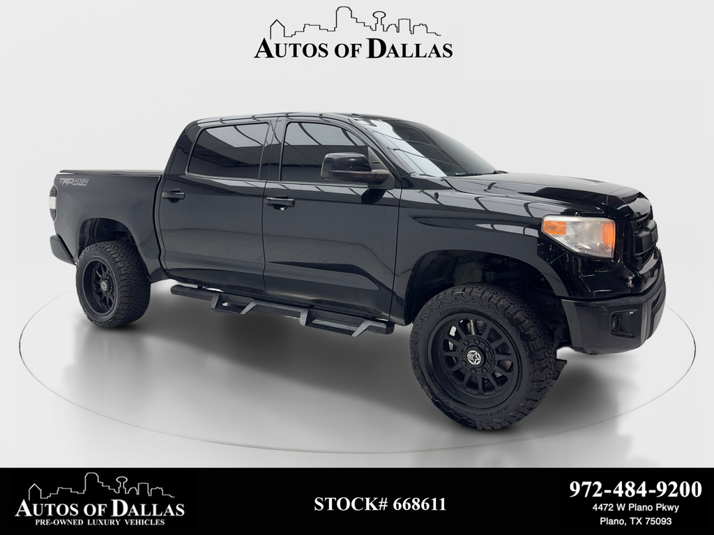 Black 2017 Toyota Tundra Pickup Truck Four-Wheel Drive 6-Speed Automatic Overdrive
