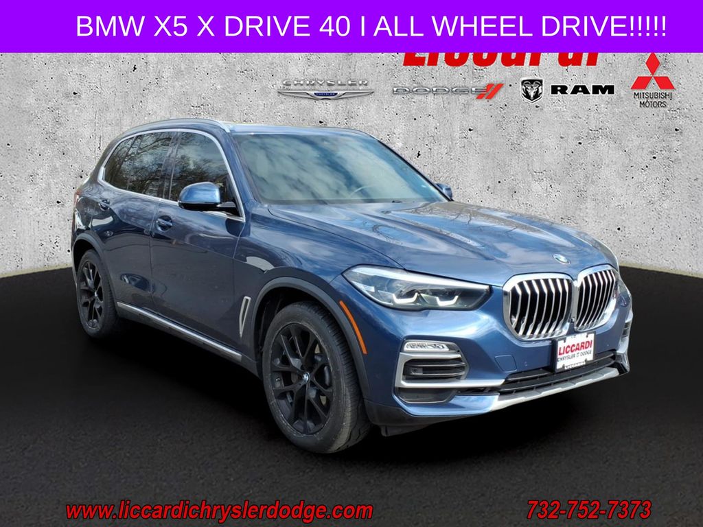 Phytonic Blue Metallic 2019 BMW X5 xDrive40i AWD SUV / Crossover All-Wheel Drive 8-Speed Automatic