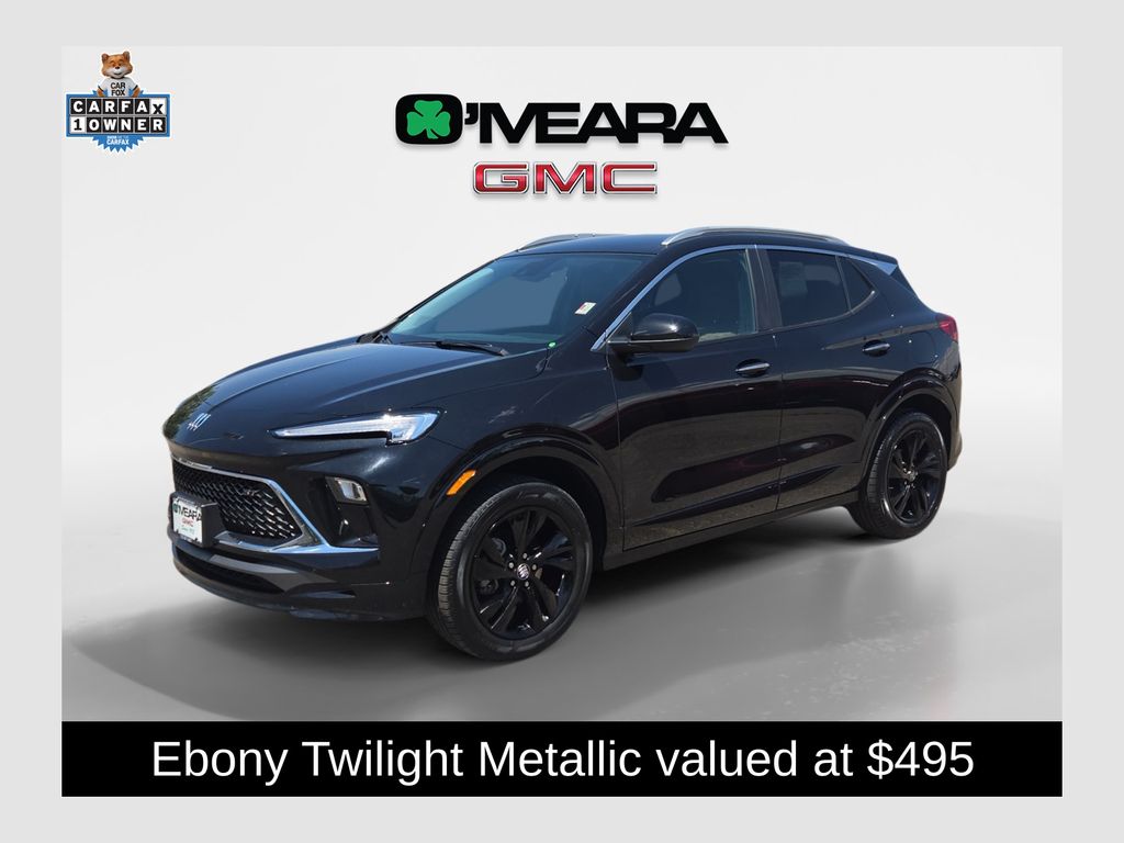 Black (Ebony Twilight Metallic) 2024 Buick Encore GX SUV / Crossover All-Wheel Drive 9-Speed Automatic
