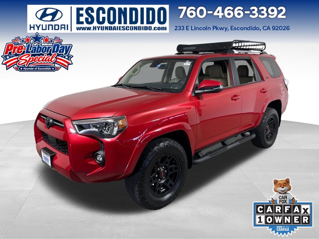 Barcelona Red Metallic 2023 Toyota 4Runner SUV / Crossover Four-Wheel Drive 5-Speed Automatic