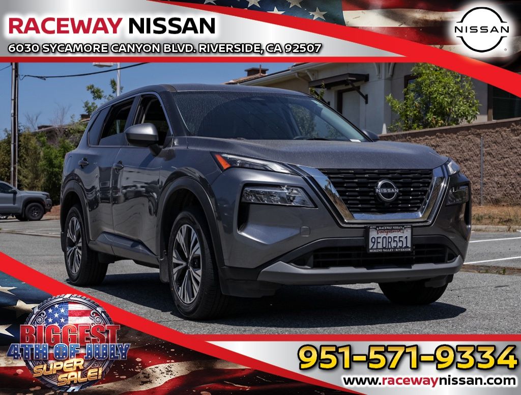 Gray (Gun Metallic) 2023 Nissan Rogue SUV / Crossover Front-Wheel Drive Continuously Variable Transmission