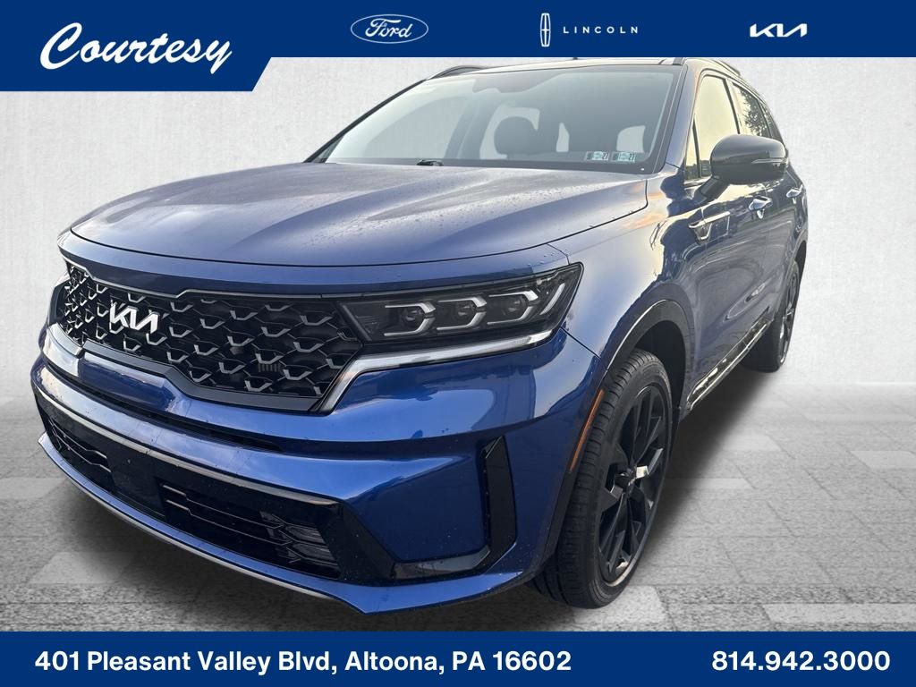 Sapphire Blue 2023 Kia Sorento SUV / Crossover All-Wheel Drive 8-Speed Dual Clutch