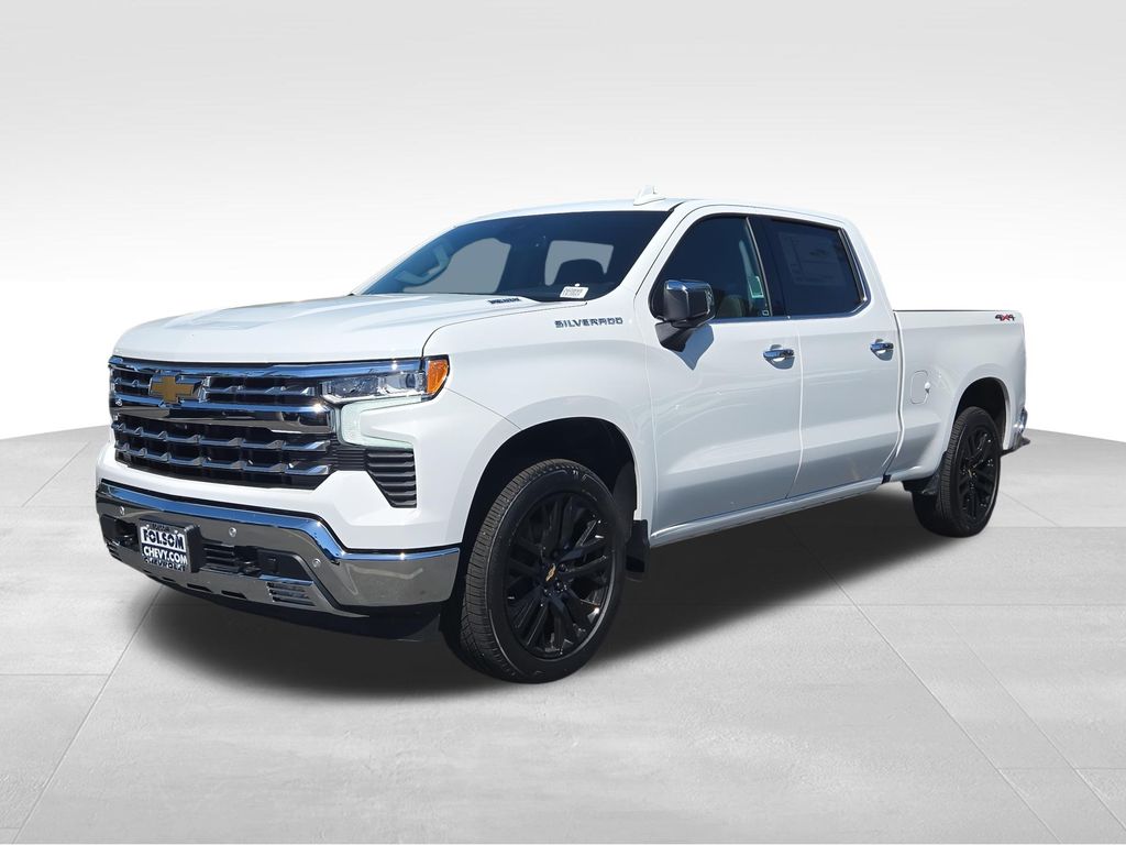 Summit White 2026 Chevrolet Silverado 1500 Pickup Truck Four-Wheel Drive Automatic