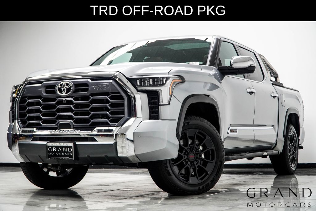 Celestial Silver Metallic 2024 Toyota Tundra Pickup Truck Four-Wheel Drive Automatic