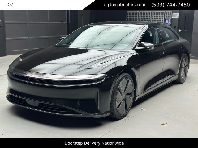 Black 2024 Lucid Air Sedan All-Wheel Drive 1-Speed Automatic