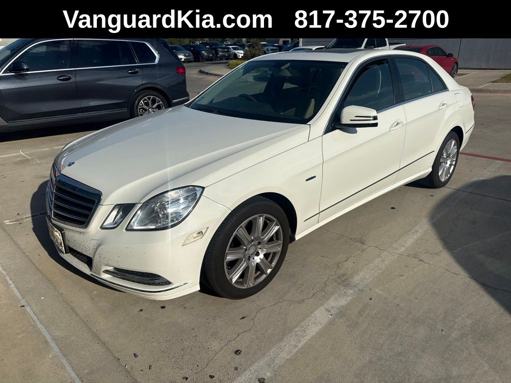 Arctic White 2012 Mercedes-Benz E-Class Sedan 7-Speed Automatic
