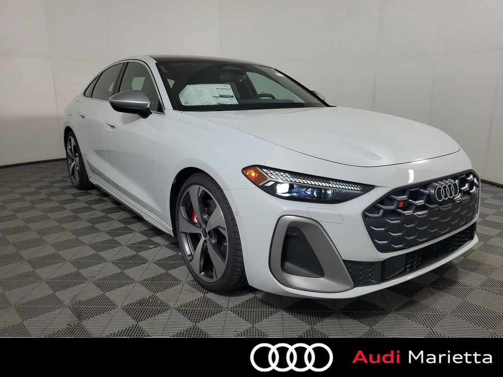 Glacier White Metallic 2026 Audi S5 quattro Premium Plus TFSI Sedan All-Wheel Drive 7-Speed Automatic