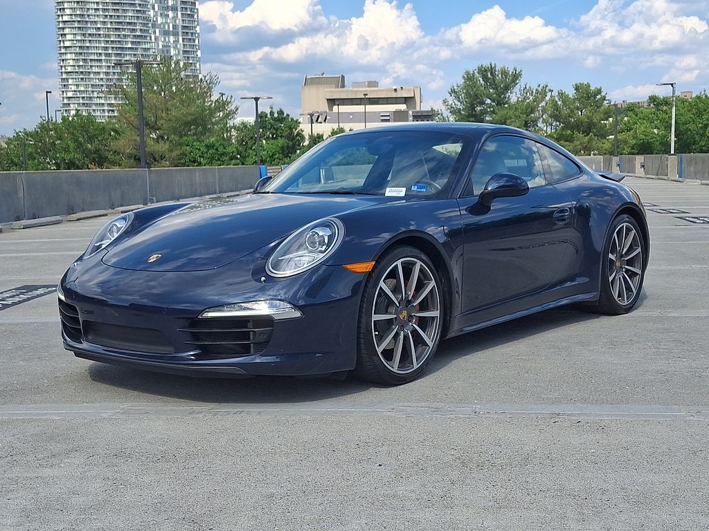 Dark Blue Metallic 2015 Porsche 911 Carrera 4S Coupe AWD Coupe All-Wheel Drive 7-Speed Automatic