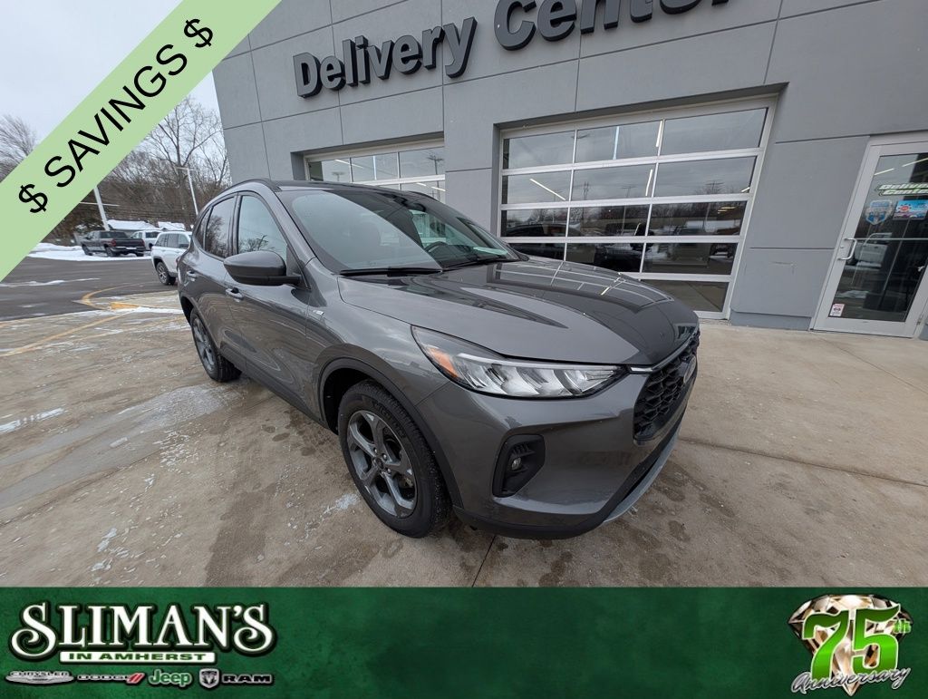 Carbonized Gray Metallic 2025 Ford Escape ST-Line Select AWD SUV / Crossover All-Wheel Drive 8-Speed Automatic