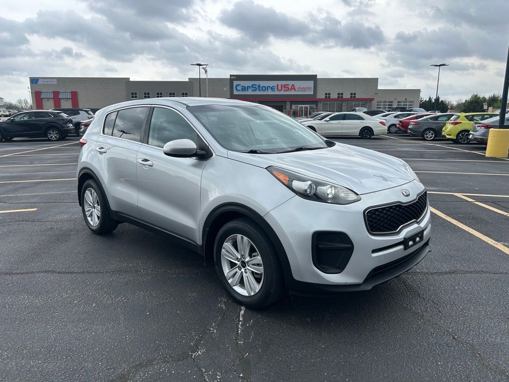 Sparkling Silver 2019 Kia Sportage LX FWD SUV / Crossover Front-Wheel Drive 6-Speed Automatic Overdrive