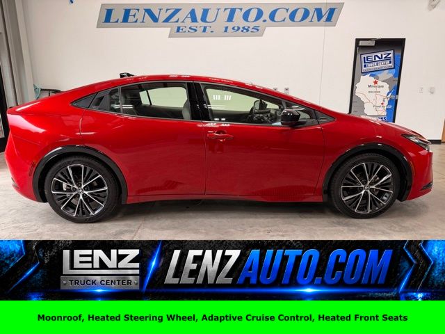 Supersonic Red 2024 Toyota Prius Hatchback Front-Wheel Drive Continuously Variable Transmission