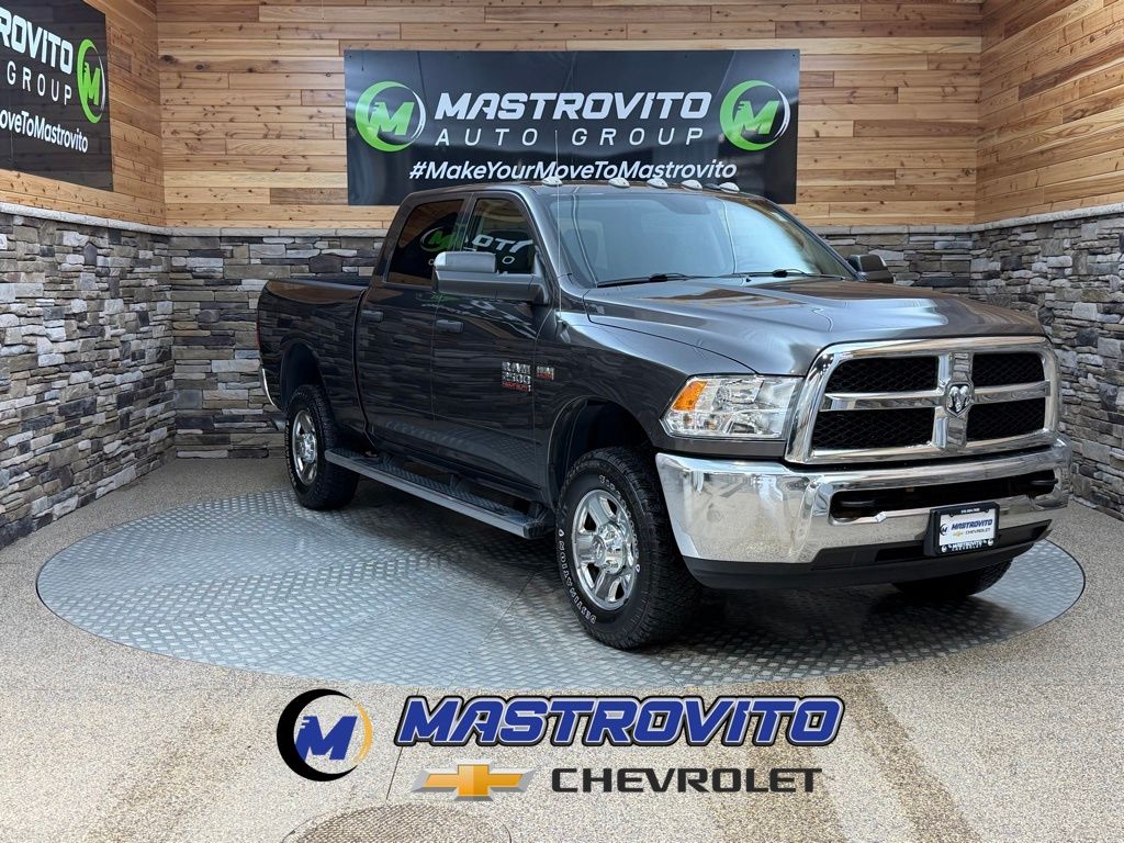 Gray (Granite Crystal Metallic Clearcoat) 2018 RAM 2500 Tradesman Crew Cab 4WD Pickup Truck Four-Wheel Drive 6-Speed Automatic