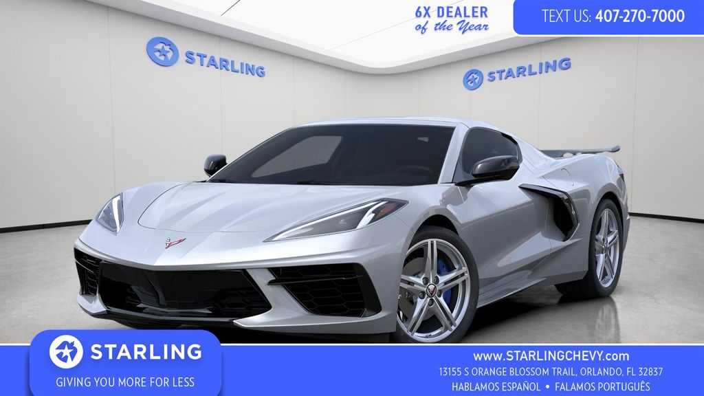 Blade Silver Metallic 2027 Chevrolet Corvette Coupe Rear-Wheel Drive 8-Speed Dual Clutch