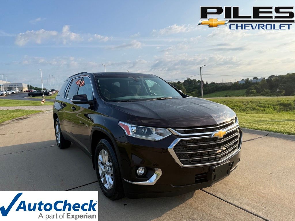 Black Cherry Metallic 2020 Chevrolet Traverse SUV / Crossover Front-Wheel Drive 9-Speed Automatic
