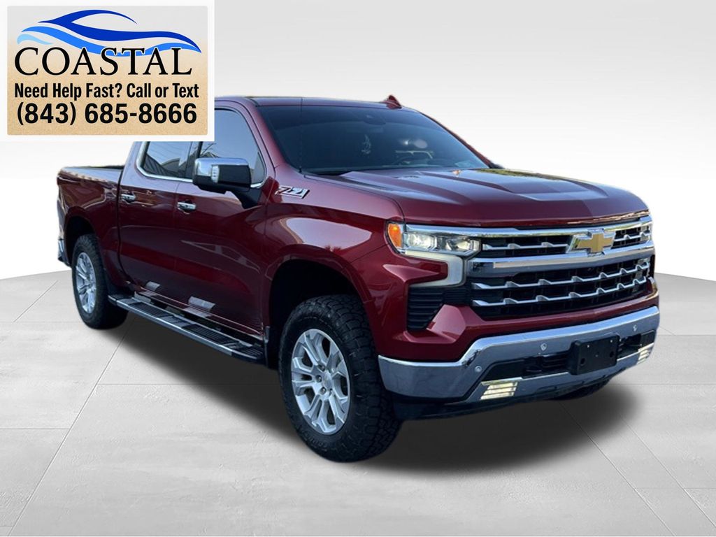 2023 Chevrolet Silverado 1500 LTZ Red at Bob Mills Chevrolet