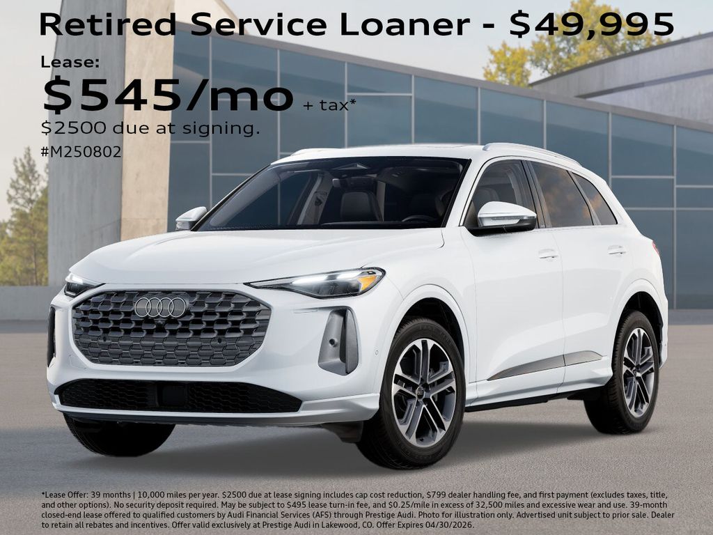 Glacier White Metallic 2025 Audi Q5 quattro Premium 40 TFSI SUV / Crossover All-Wheel Drive 7-Speed Automatic