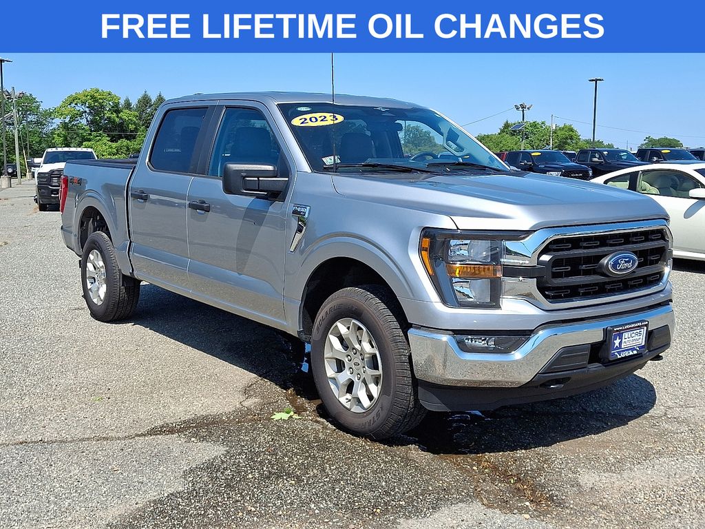 Silver Metallic 2023 Ford F-150 Pickup Truck Four-Wheel Drive Automatic