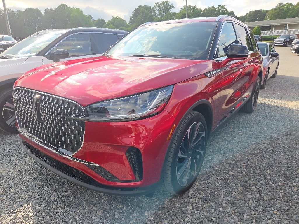 Red 2025 Lincoln Aviator Reserve AWD SUV / Crossover All-Wheel Drive Automatic