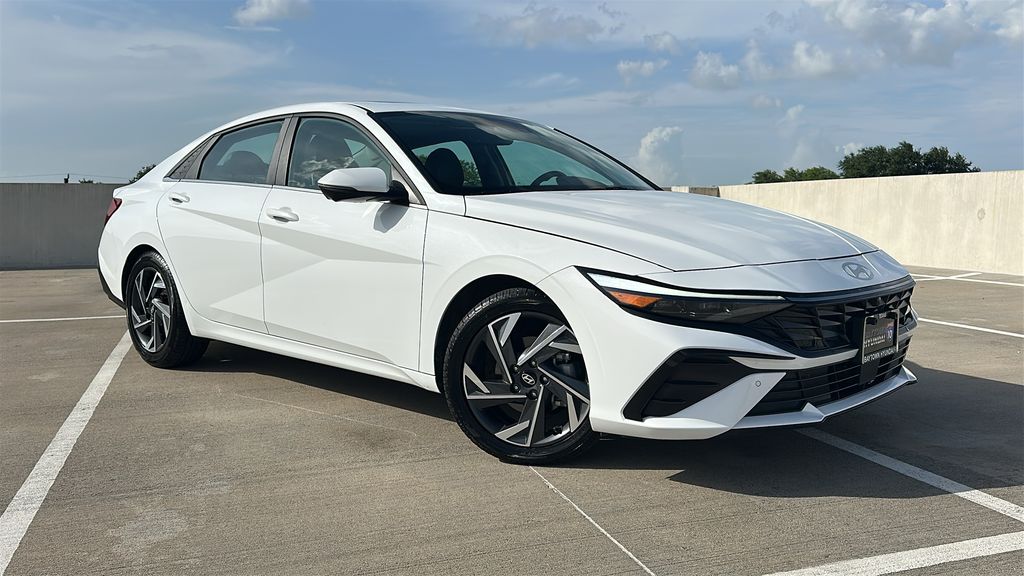 2024 Hyundai Elantra Limited White at Baytown Hyundai