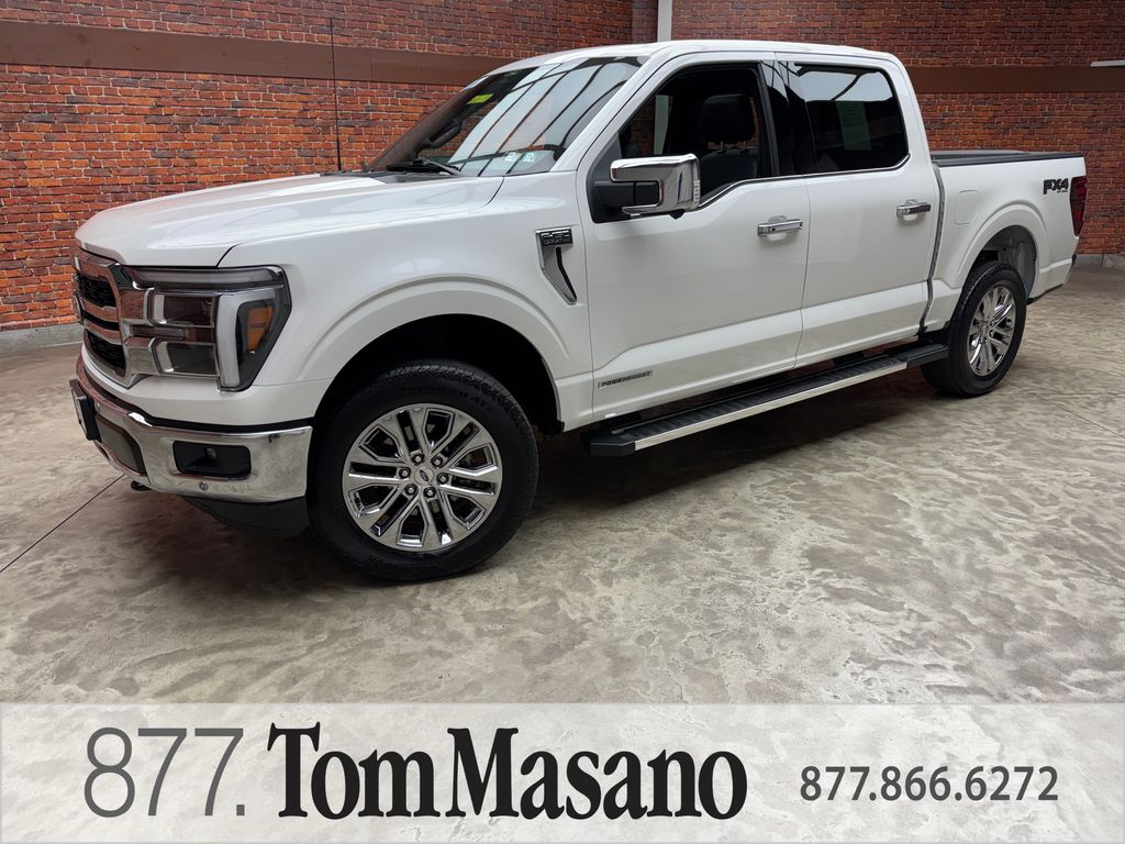 White Metallic 2025 Ford F-150 Pickup Truck Four-Wheel Drive Automatic