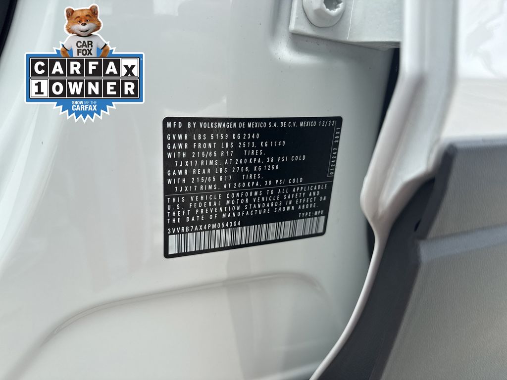 2023 Volkswagen Tiguan 2.0T S White at Classic Elite Chevrolet Sugar Land
