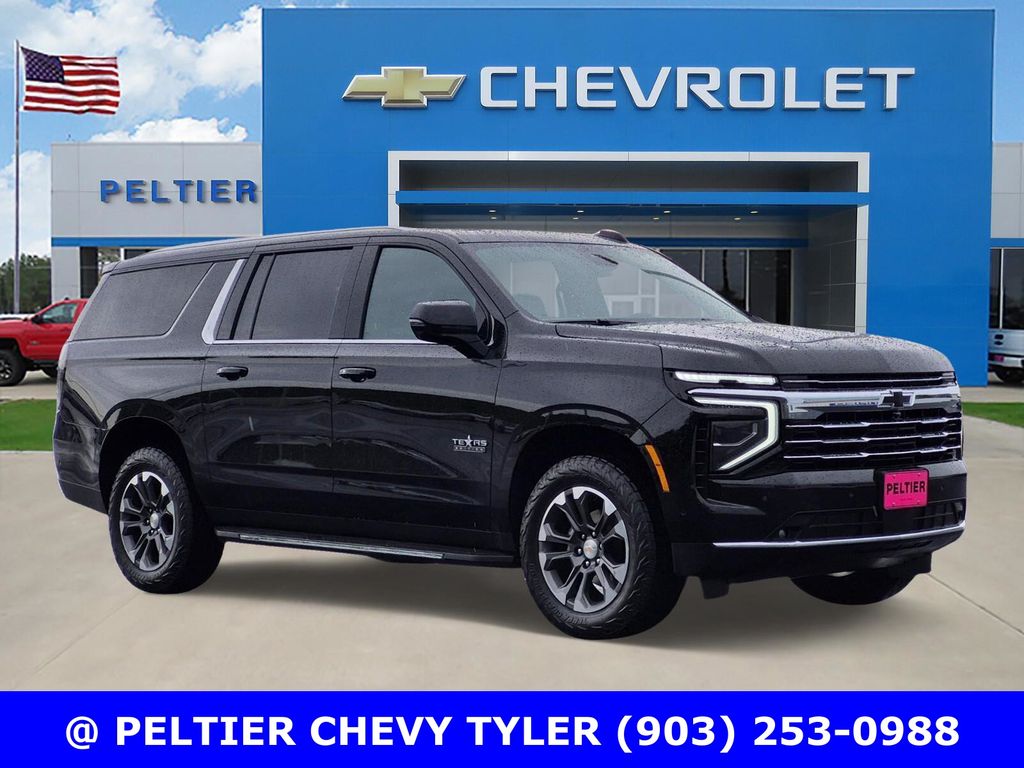 Black 2025 Chevrolet Suburban LT 4WD SUV / Crossover Four-Wheel Drive