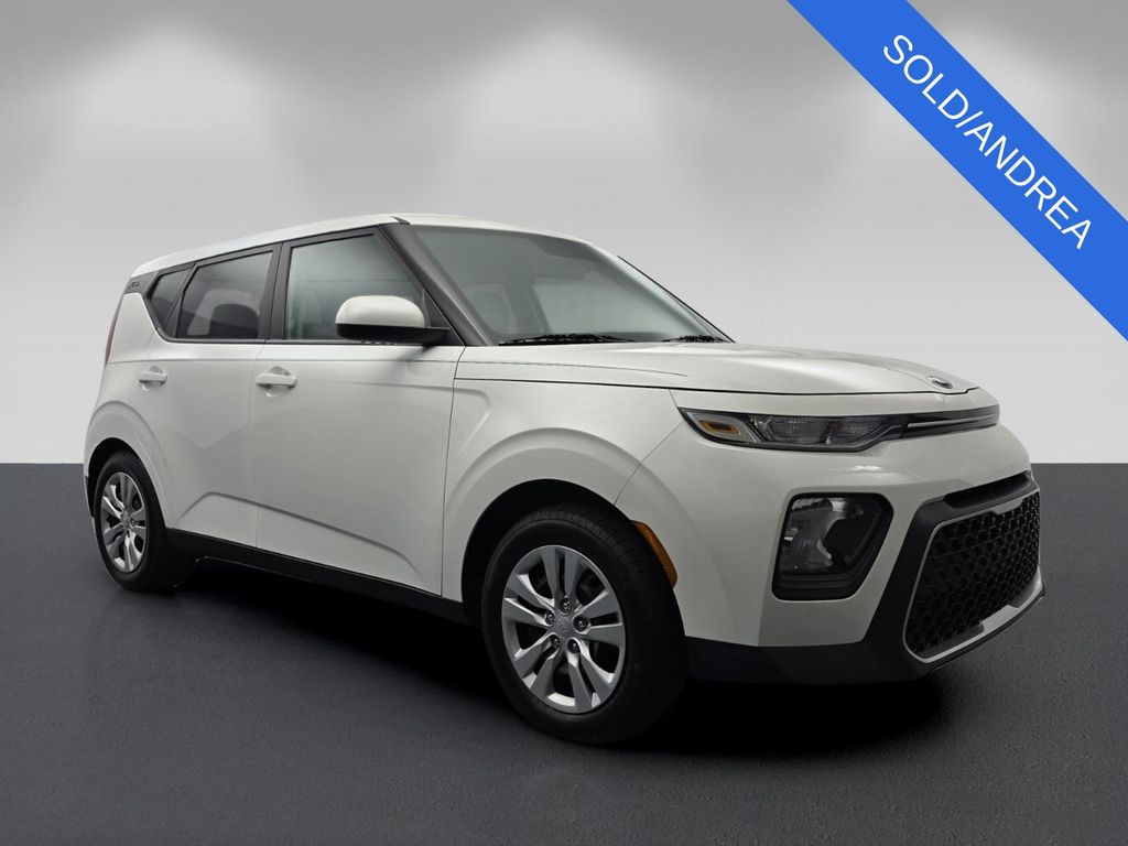 Snow White Pearl 2021 Kia Soul LX FWD SUV / Crossover Front-Wheel Drive Continuously Variable Transmission