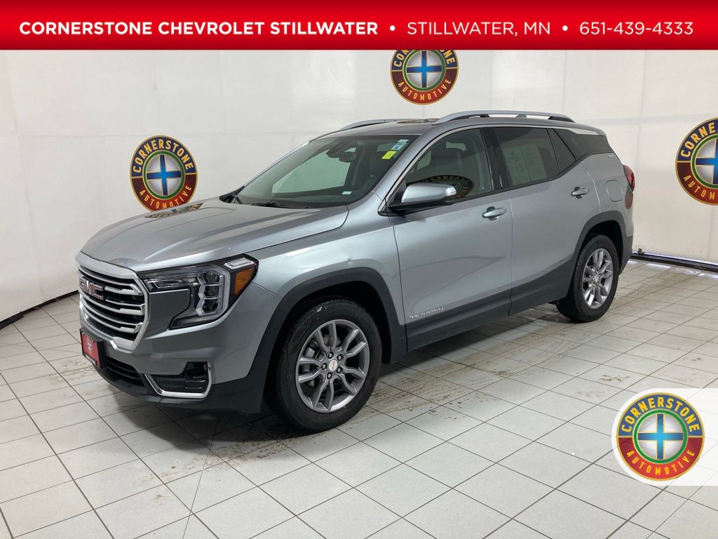 Sterling Metallic 2024 GMC Terrain SLT AWD SUV / Crossover All-Wheel Drive 9-Speed Automatic