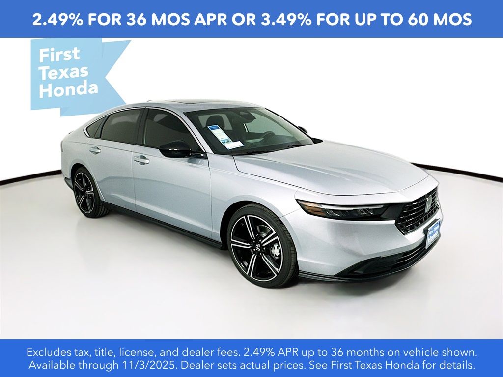 New Car 2025 Honda Accord Hybrid  Sport For Sale In Austin, Texas