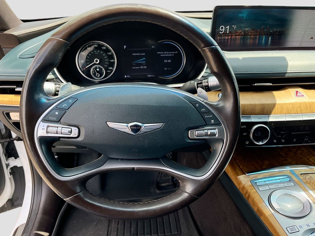 2021 Genesis G80 2.5T White at AutoSavvy Houston Northwest