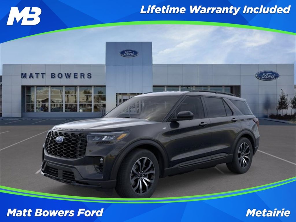 Agate Black Metallic 2026 Ford Explorer ST-Line RWD SUV / Crossover Rear-Wheel Drive Automatic