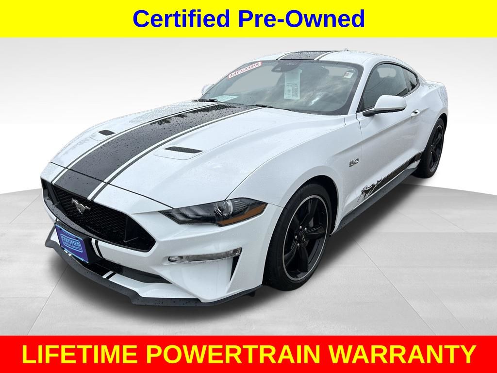 Oxford White 2022 Ford Mustang Coupe Rear-Wheel Drive 6-Speed Manual