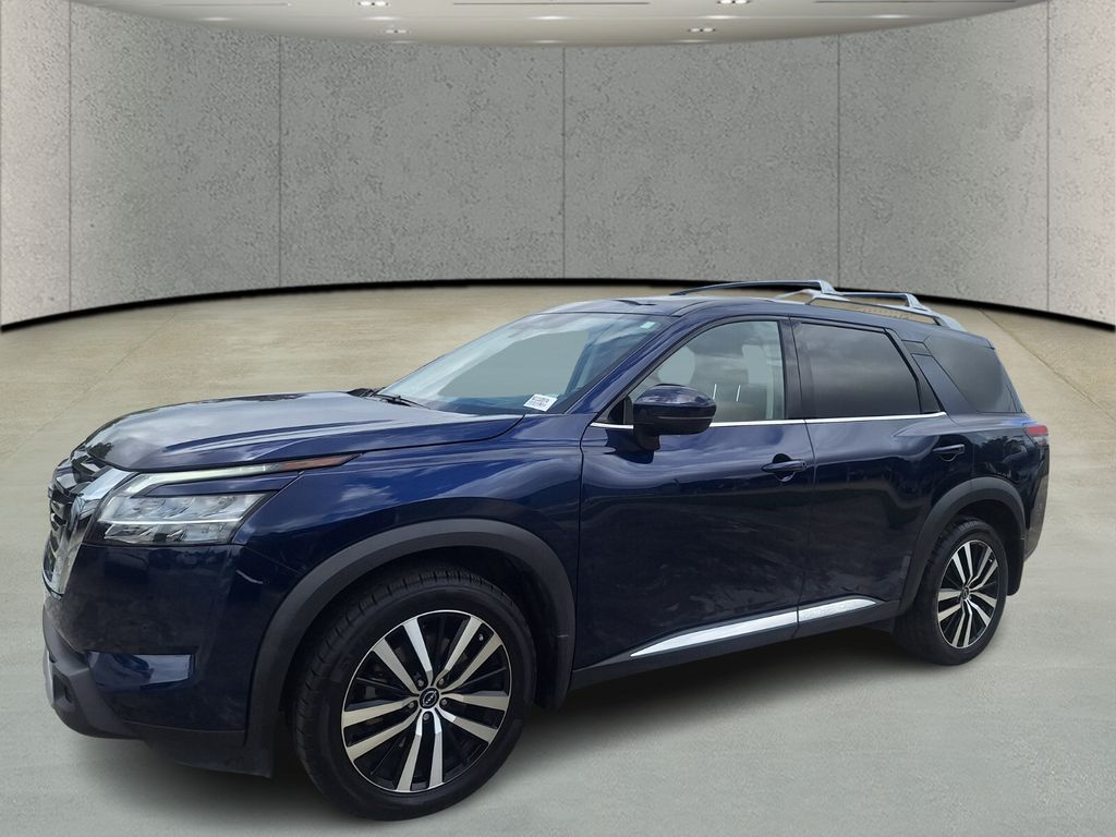 Deep Ocean Blue Pearl 2024 Nissan Pathfinder Platinum FWD SUV / Crossover Front-Wheel Drive 9-Speed Automatic