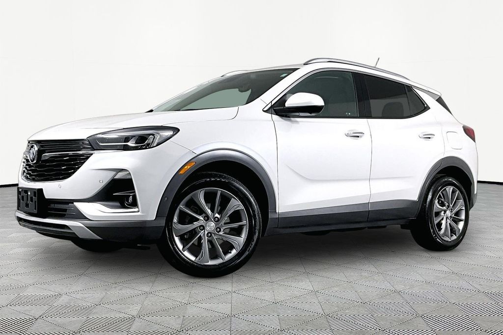 White Frost Tricoat 2022 Buick Encore GX SUV / Crossover All-Wheel Drive 9-Speed Automatic