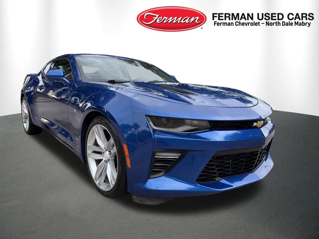 Hyper Blue Metallic 2018 Chevrolet Camaro Coupe Rear-Wheel Drive 8-Speed Automatic