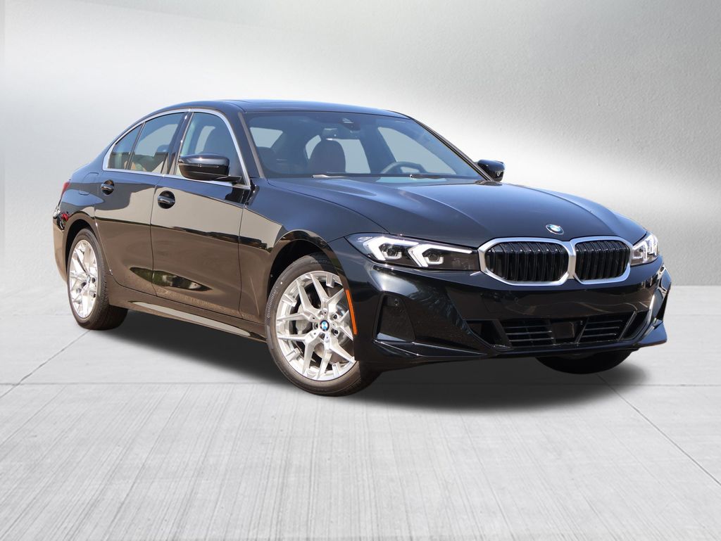 Black Sapphire Metallic 2025 BMW 3 Series 330i xDrive Sedan All-Wheel Drive 8-Speed Automatic