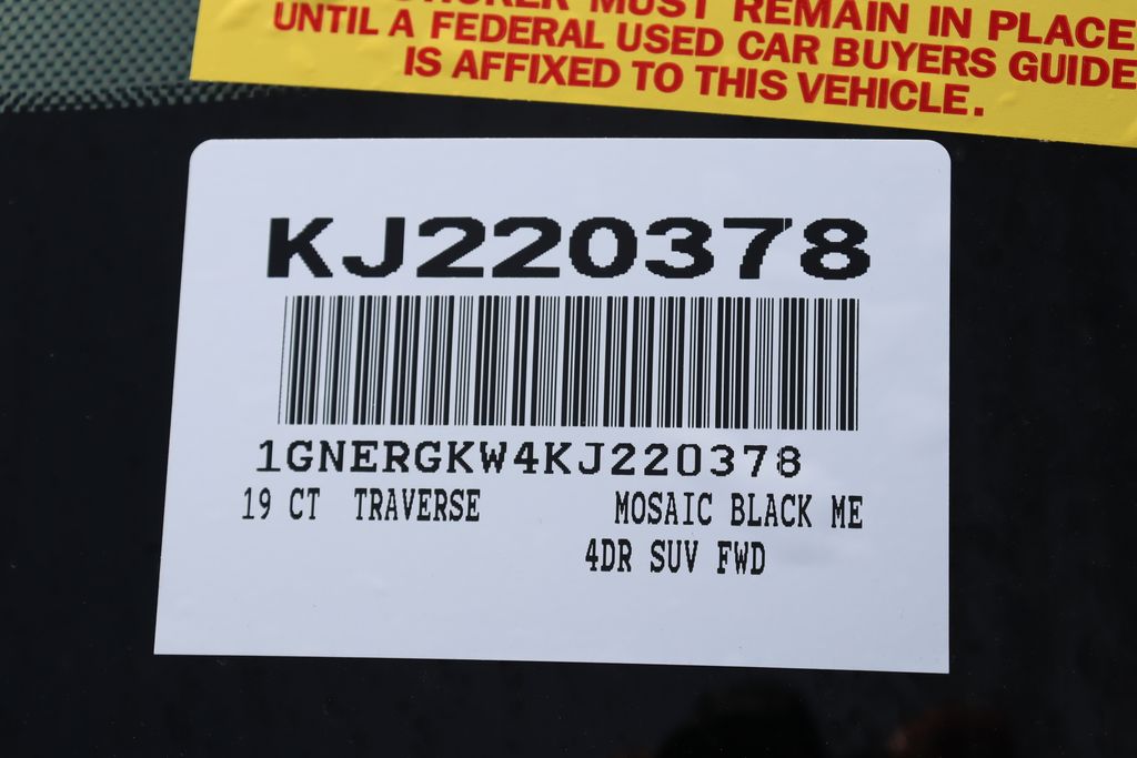 2019 Chevrolet Traverse LT 7