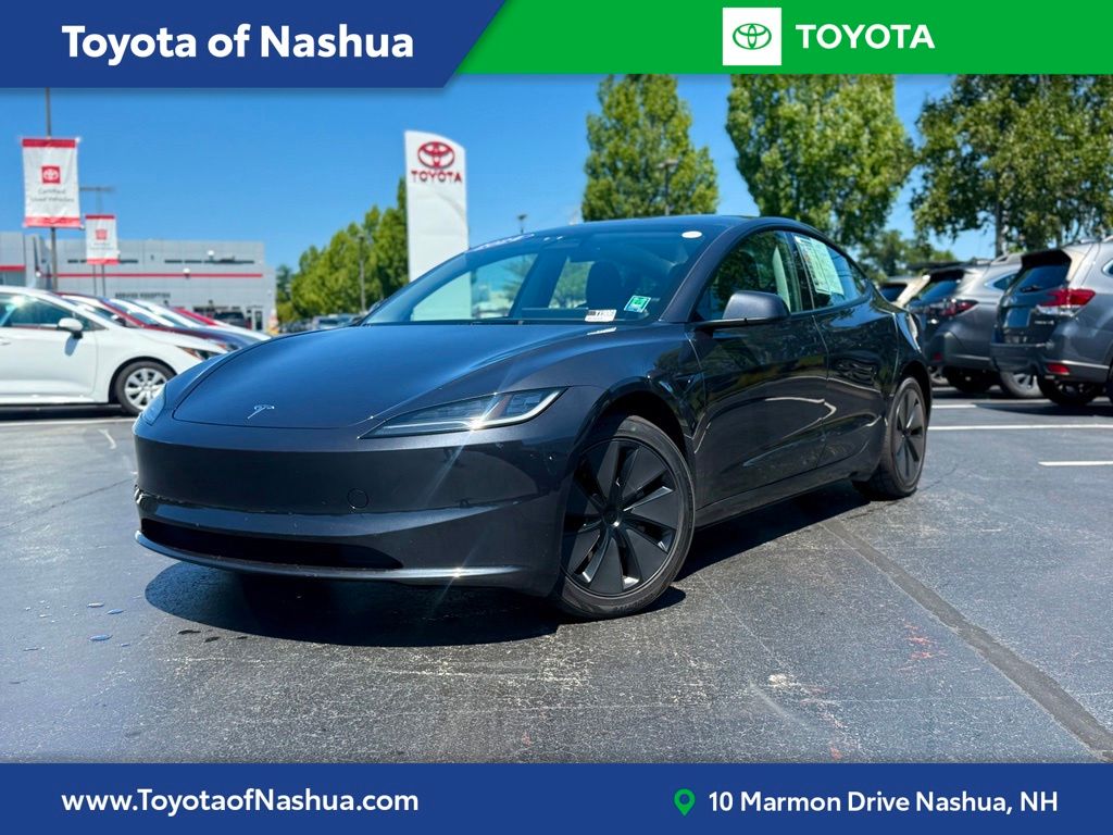 Stealth Gray 2024 Tesla Model 3 Sedan Rear-Wheel Drive 1-Speed Automatic
