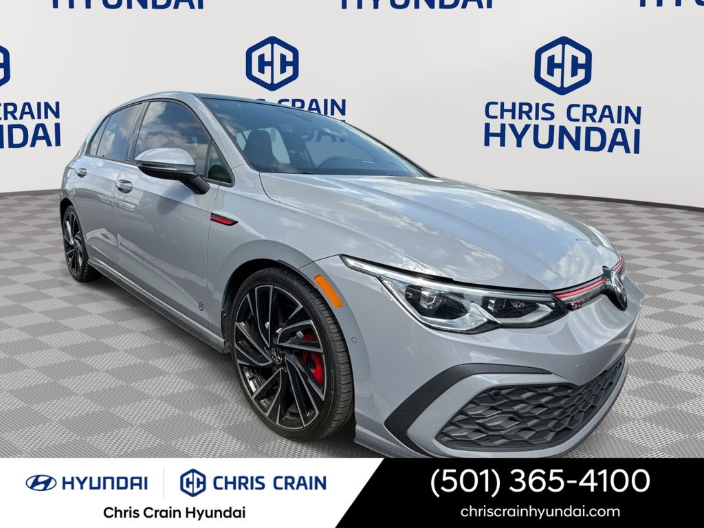 Gray 2023 Volkswagen Golf GTI 2.0T Autobahn FWD Hatchback Front-Wheel Drive 7-Speed Dual Clutch