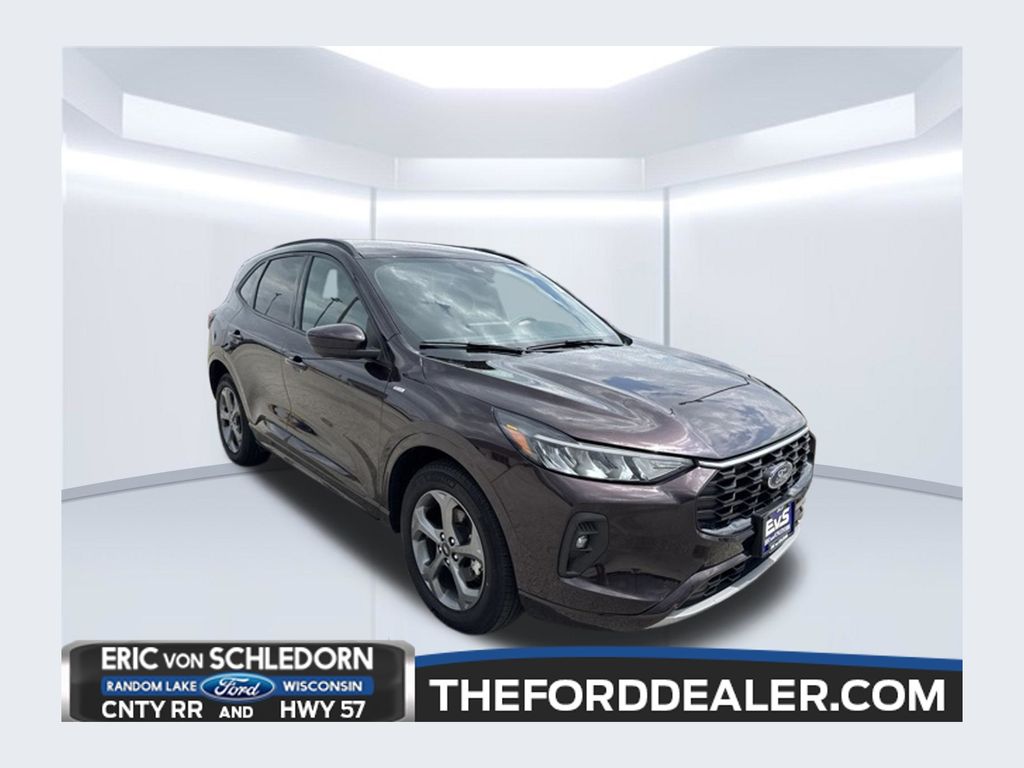Cinnabar Red 2023 Ford Escape Hybrid SUV / Crossover All-Wheel Drive Continuously Variable Transmission