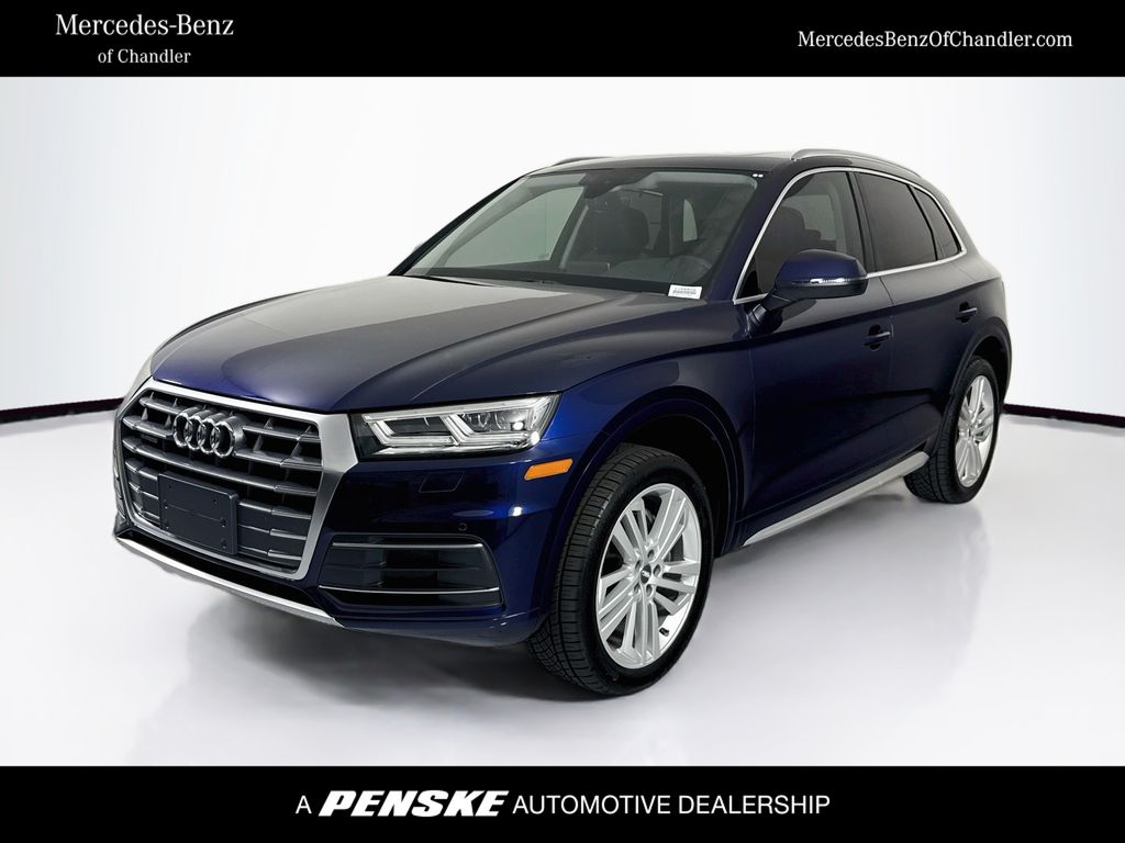 Blue Metallic 2018 Audi Q5 SUV / Crossover All-Wheel Drive 7-Speed Automatic