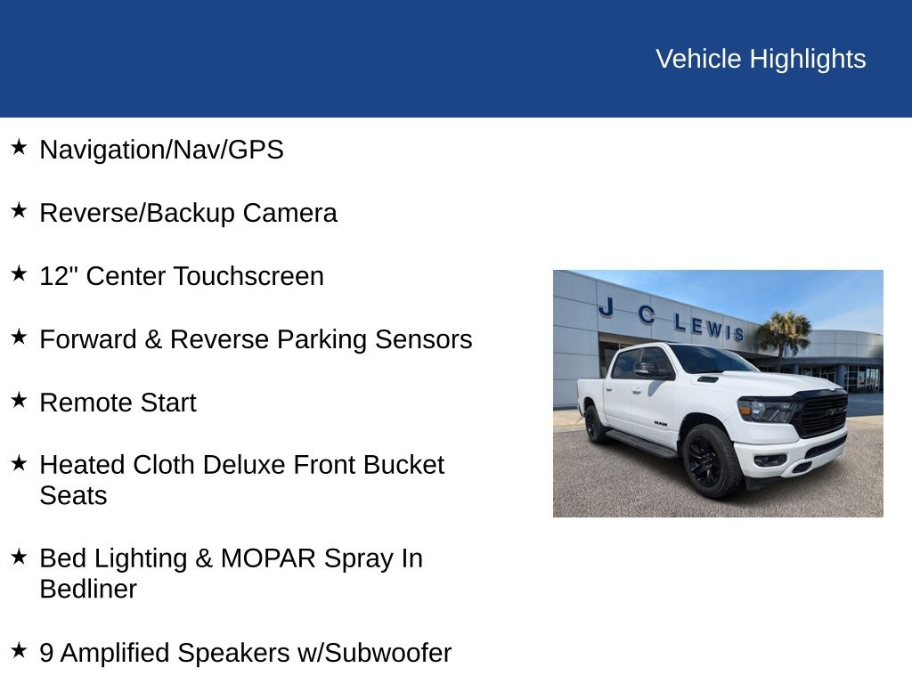 2021 Ram 1500 Big Horn Crew Cab 4x2 5'7" Box