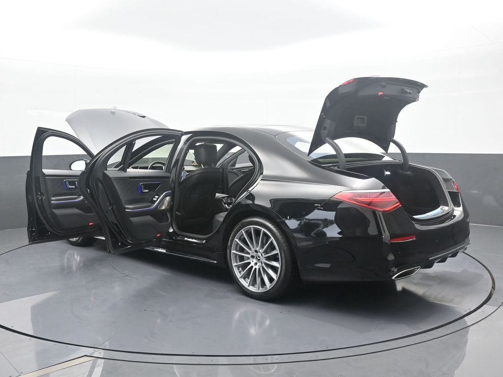 Used 2021 Obsidian Black/designo Diamon White Mercedes-Benz S 580 image 86