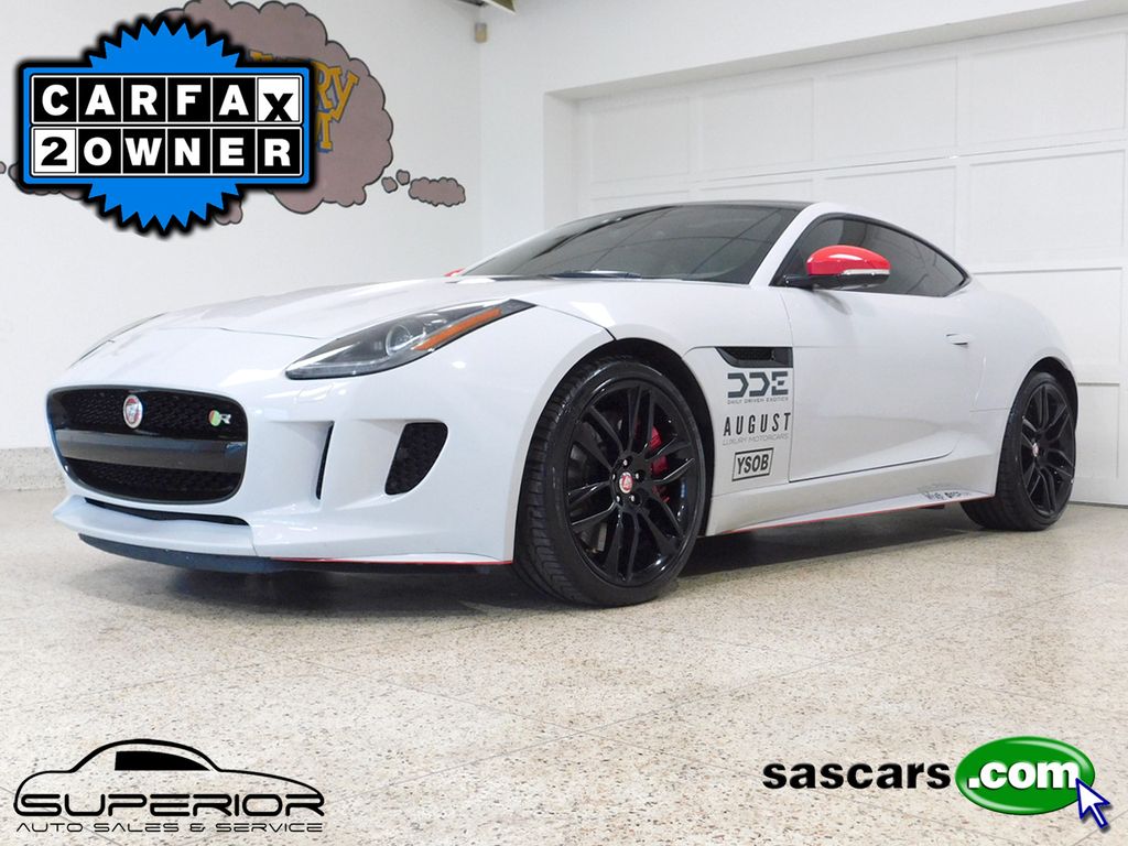 Gray (Grey Wrap) 2015 Jaguar F-TYPE Coupe Rear-Wheel Drive 8-Speed Automatic