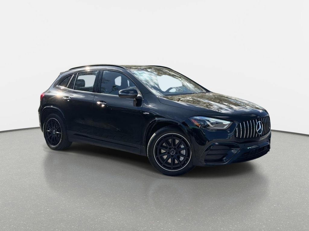 Night Black 2025 Mercedes-Benz GLA AMG 35 4MATIC SUV / Crossover All-Wheel Drive 8-Speed Automatic