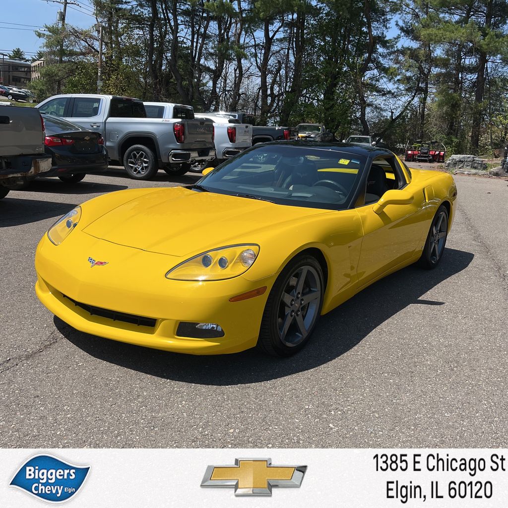 Velocity Yellow Tintcoat 2007 Chevrolet Corvette Coupe RWD Coupe Rear-Wheel Drive 6-Speed Manual